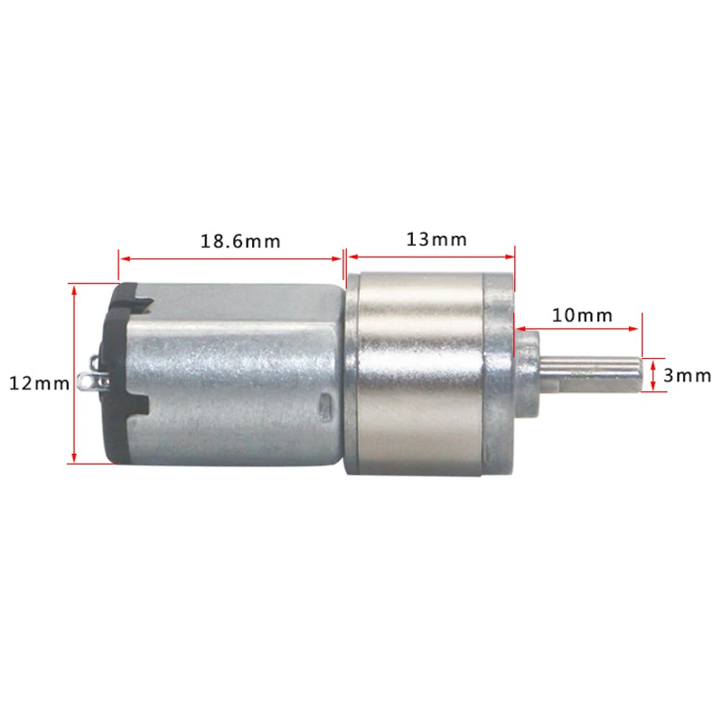 JGA16-030 DC Micro Reduction Motor 6V Low Speed Small Motor Low Speed Large Torque