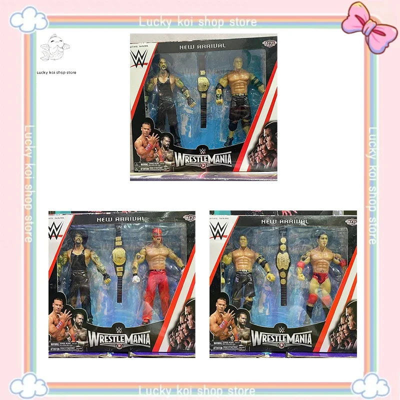 Original WWE WrestleMania Wrestler John Cena The Undertaker Figures Toy Rey Mysterio Action Figures Pvc Statue Model boys Gifts