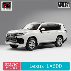 LCD [New presale] 1:18 Lexus LX600 alloy car model SUV static decoration holiday gift collection metal material