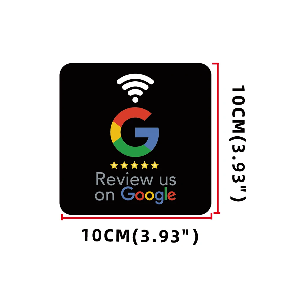 Imagem -04 - Cartão de Tap Nfc Programável à Prova Dágua Grande Revisão-nos no Google Reports Habilitado para Nfc nt Ag213 144bytes 1356 Mhz