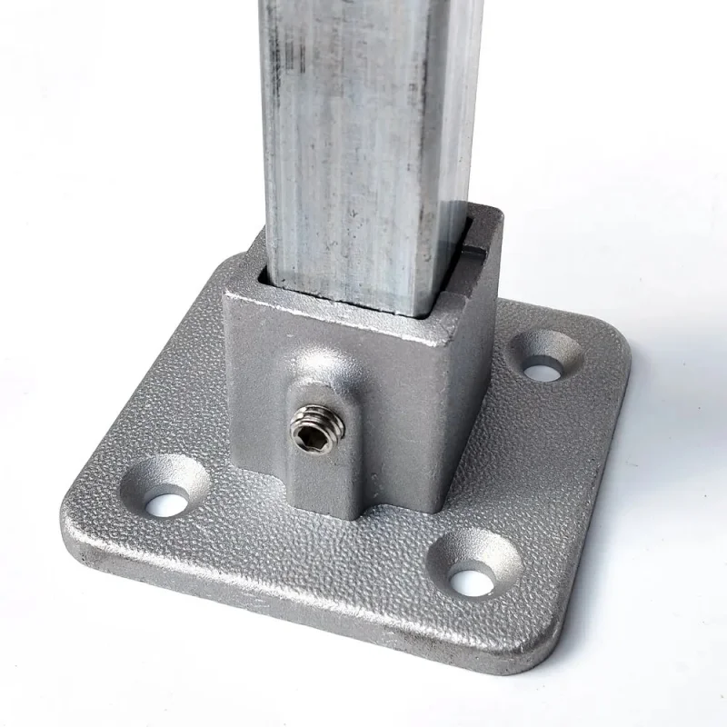 OD 25mm Square Tube Connection Piece Aluminum Alloy Elbow Three-way Square Pipe Fixed Joint Storage Rack Connector