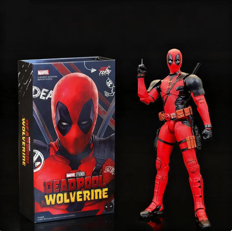 Zd Toys Film 1:10 Deadpool & Wolverine Action Figures Deadpool Boxed Wolverine Collection Adult Action Figures Kids Toy