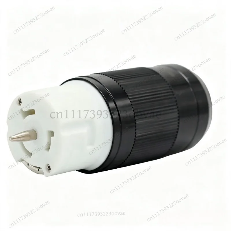 Df 50A Generator Connector NEMA SS2-50R, 125/250V 4-Pin Straight Blade 3 Pole Marine Shore Power Connector for USA Canada