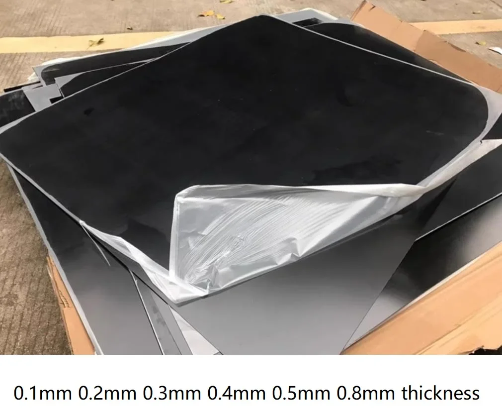 

0.1mm 0.2mm 0.3mm 0.4mm 0.5mm 0.8mm thickness black FR4 fiberglass sheet black FR-4 Epoxy Glass epoxy resin thin plate PCB panel