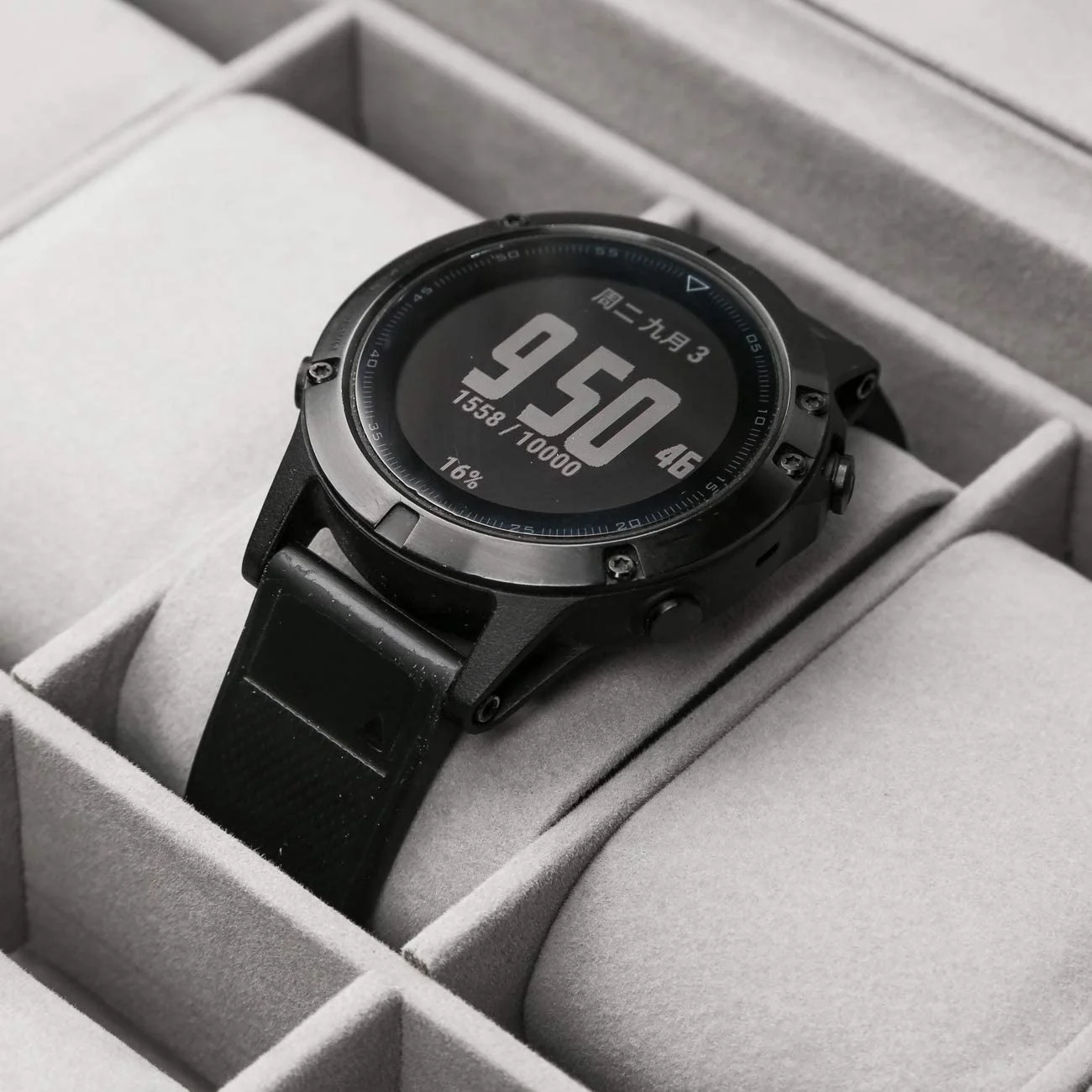 ELBA_12 Slot Lockable Watch Storage Boxes Jewelry Display Drawer Case 2-Tier Organizer Watch Showcase with Glass Lid