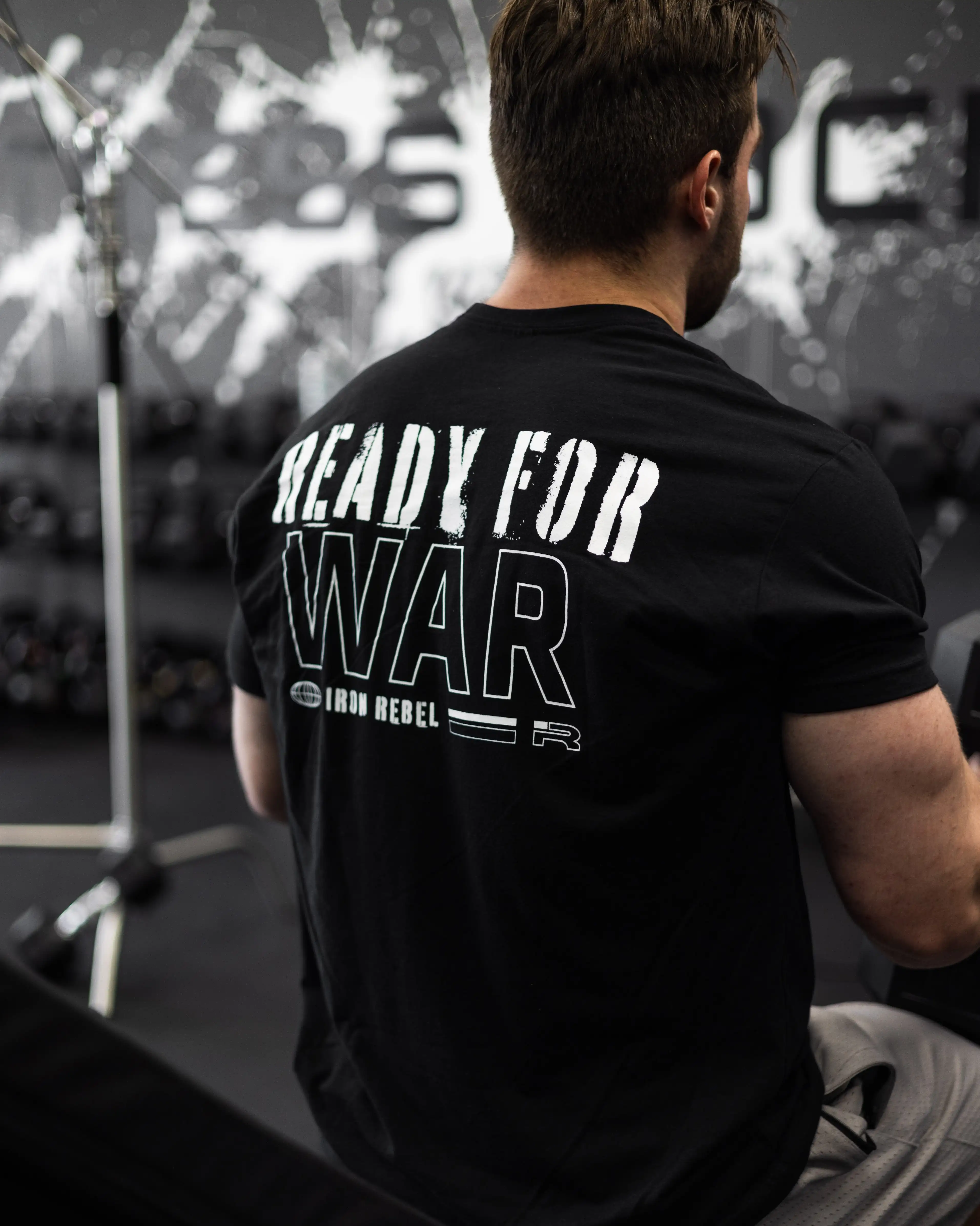 GYM Ready for War 2.0 - Black _ Ultimate Tank for Bodybuilders & Powerlifters