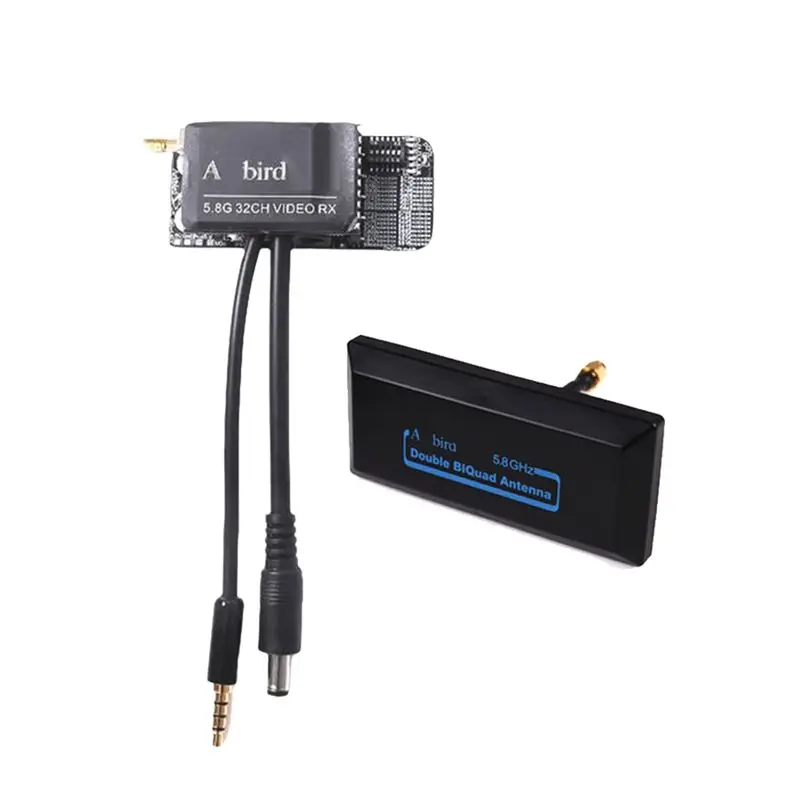 

ABKN-For Arkbird 5.8G 32CH аналоговый видеоприемник + антенна для DJI V1 V2 SKYZONE Fat Shark FPV Goggles