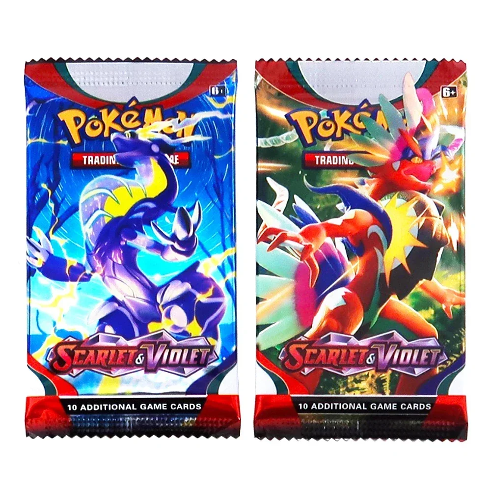 Cartas de Pokémon TCG: Caixa de Exibição de 324 Peças Scarlet Violet (36 Pacotes) Jogo de Cartas Colecionáveis de Pokémon