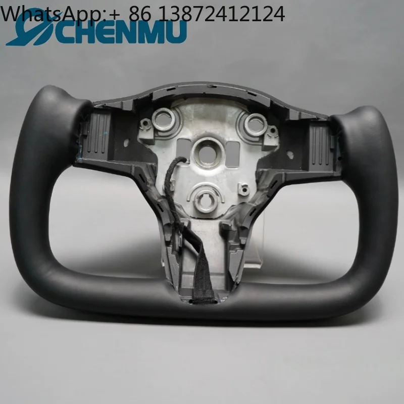 

Wholesale Customized Heating Full Leather Steering Wheel for Tesla Model Y 3 Yoke Model3 Tesla Steering Wheel