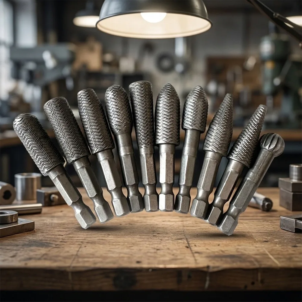 Steel Milling Cutter Rotary File Drill Bits For Metal Fabrication Construction For All Drills Rotary File Drill Bits