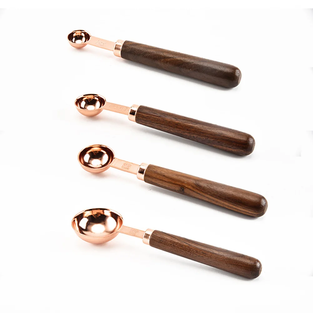 4Pcs Walnut Handle … - image