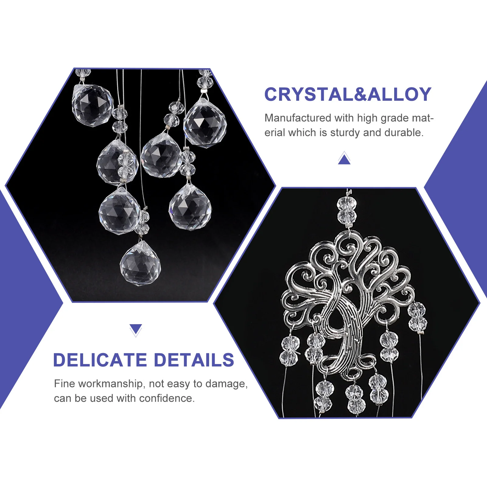 

Crystal Wedding Pendant Decorative Hanging Chandelier Home Pendant Garden Wall Hanging Decoration Light Decor Crystal Decor
