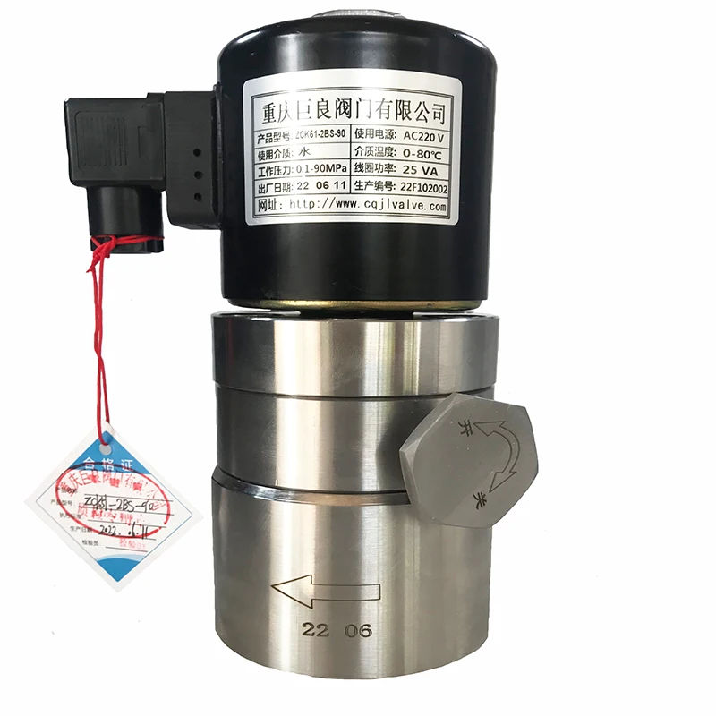 

900bar 90MPa 2 way high pressure Water solenoid valve 1/4 3/8 Orifice 2mm SS304 DN2 normally Open