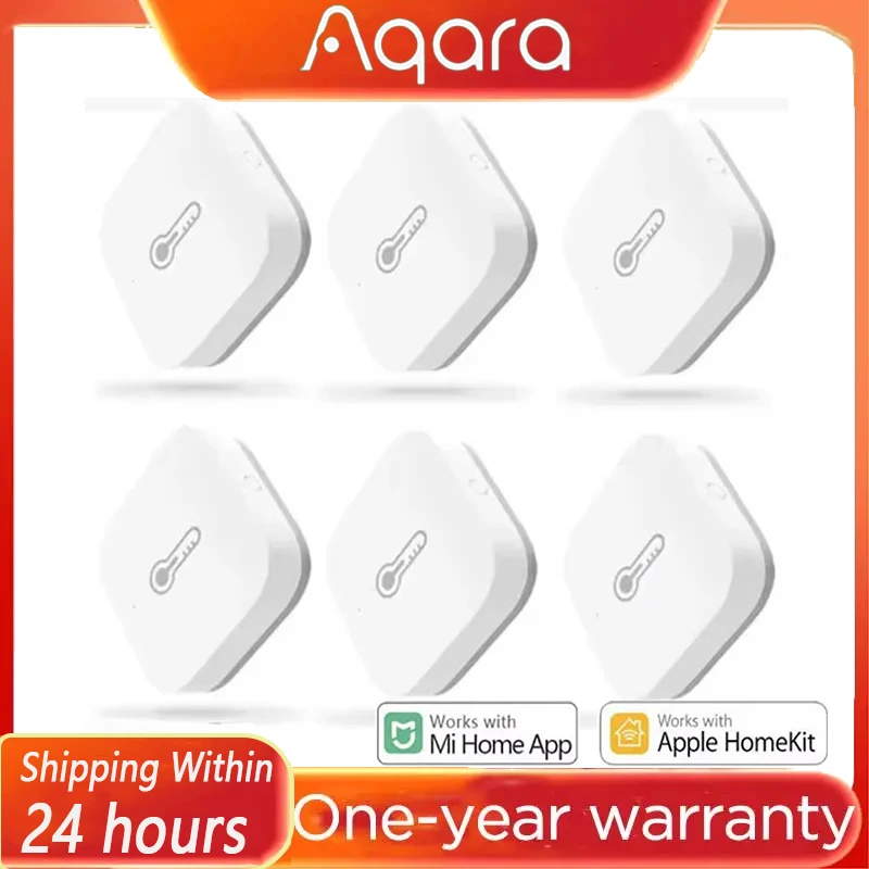 

2024Aqara датчик температуры и влажности Zigbee умный датчик давления воздуха и влажности термометр гигрометр для Xiaomi Mi Hom Homekit