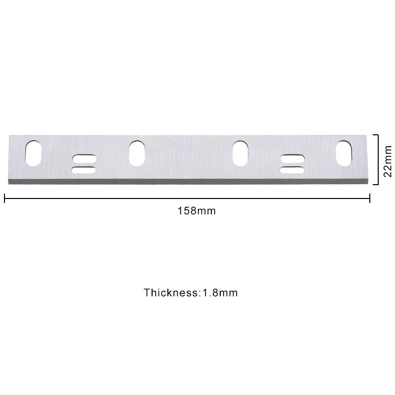 スタバリブ158x22x1.8mm職人のためのプランナーブレード217680/217880/2178 "ジョイナーナイフ木工ツールパーツ2個