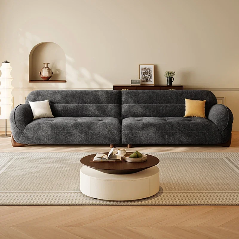 Modern Sectional Living Room Sofas Armrest Sponge Nordic Reclining Relax Living Room Sofas Legs Anti Slip Divano Home Furnitures