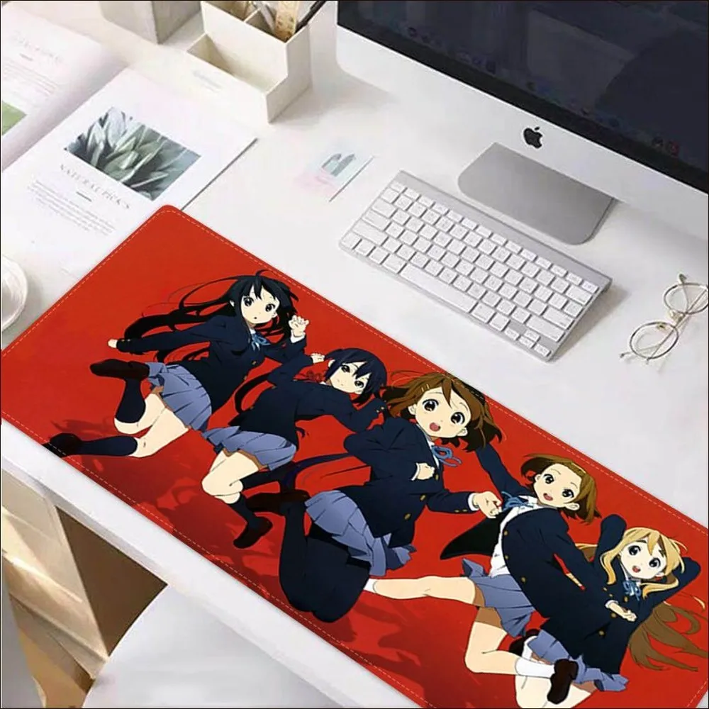 Kawaii New K-ON! Mousepad Large XXL Gaming Laptop Computer Desk Mat Mouse Pad Mouse Mat Notbook Mousepad Gamer