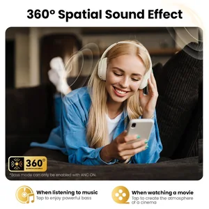 Haylou S30 لاسلكية بلوتوث 5.4 سماعات أذن 43 ديسيبل إلغاء الضوضاء التكيفي 40 مم سائق 80H سماعات الأذن وقت اللعب أعلى 8 مبيعات سماعة Haylou - رقم 1