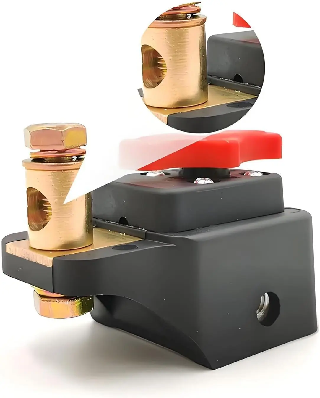 

Top Pillar Battery Circuit Breaker Switch 12V-24V Battery Switch Marine Motorcycle Boat Caravan Yacht Trailer Vehicle Parts