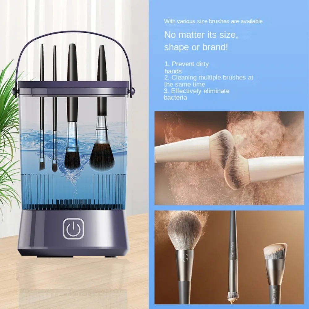 Gift Electric Makeup Brush Cleaner Rechargeable Spinning Automatic Makeup Brush Cleaner Lazy Cleaning Brush Washer