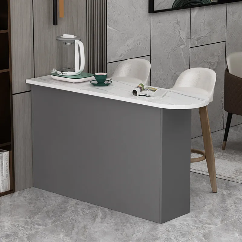 AOLIVIYA Breakfast Bar High Table Home Living Room Coffee Table Milk Tea Shop Desk Luxury Kitchen Wall Partition Cabinet