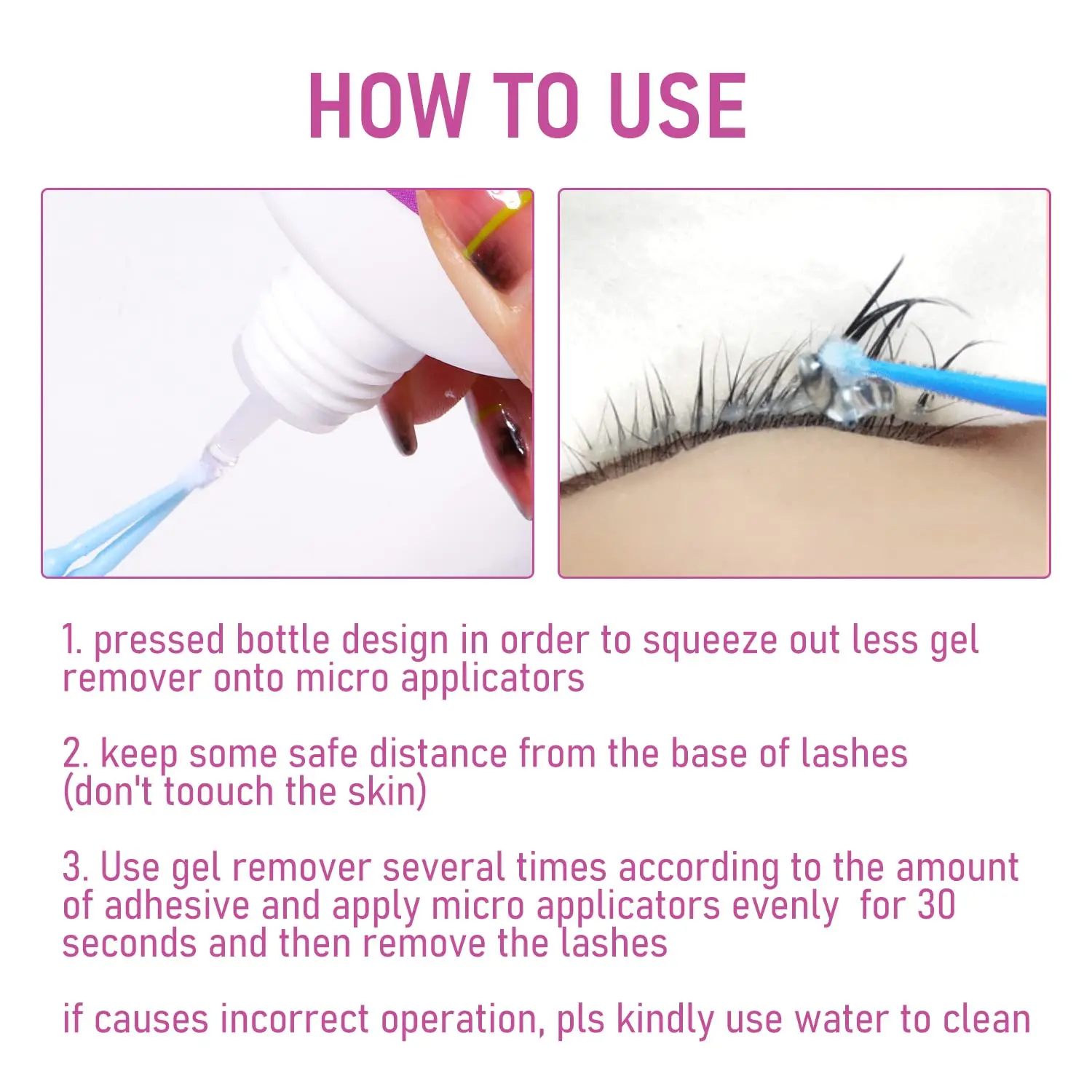 VEYES INC 15ml Gel Lash Remover for Eyelash Extension Easily Remove Adhesive Fast Dissolution Time professional Clear Eyelash