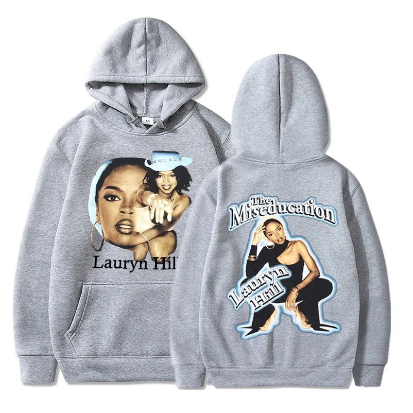 Autumn Singer Lauryn Hill Print Hoodies Men Women Vintage Fashion Sweatshirts Oversized Hoodie Pullovers Tracksuit Man Clothing