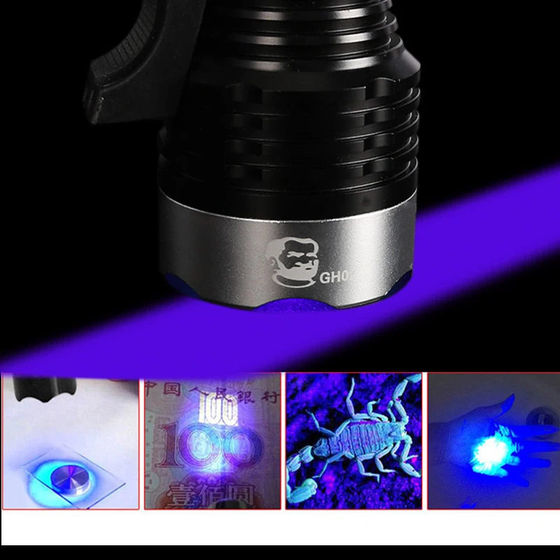 3 ingranaggi colla Verde led uv che cura lampada MECCANICO GH02 Doppio nucleo per la riparazione del telefono UV torcia elettrica mobile lampada