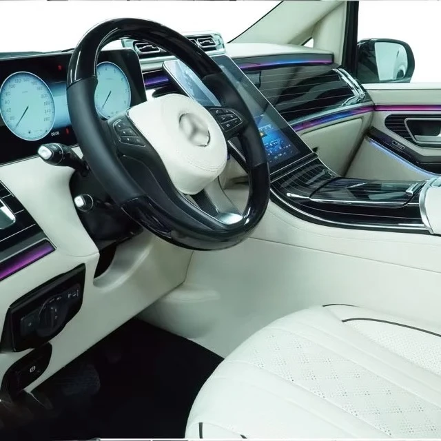 مجموعة ترقية مرسيدس بنز S-Class W221 تعديل وحدة التحكم المركزية الداخلية الفاخرة لتطبيق السيارة ذات الحالة الجديدة W223