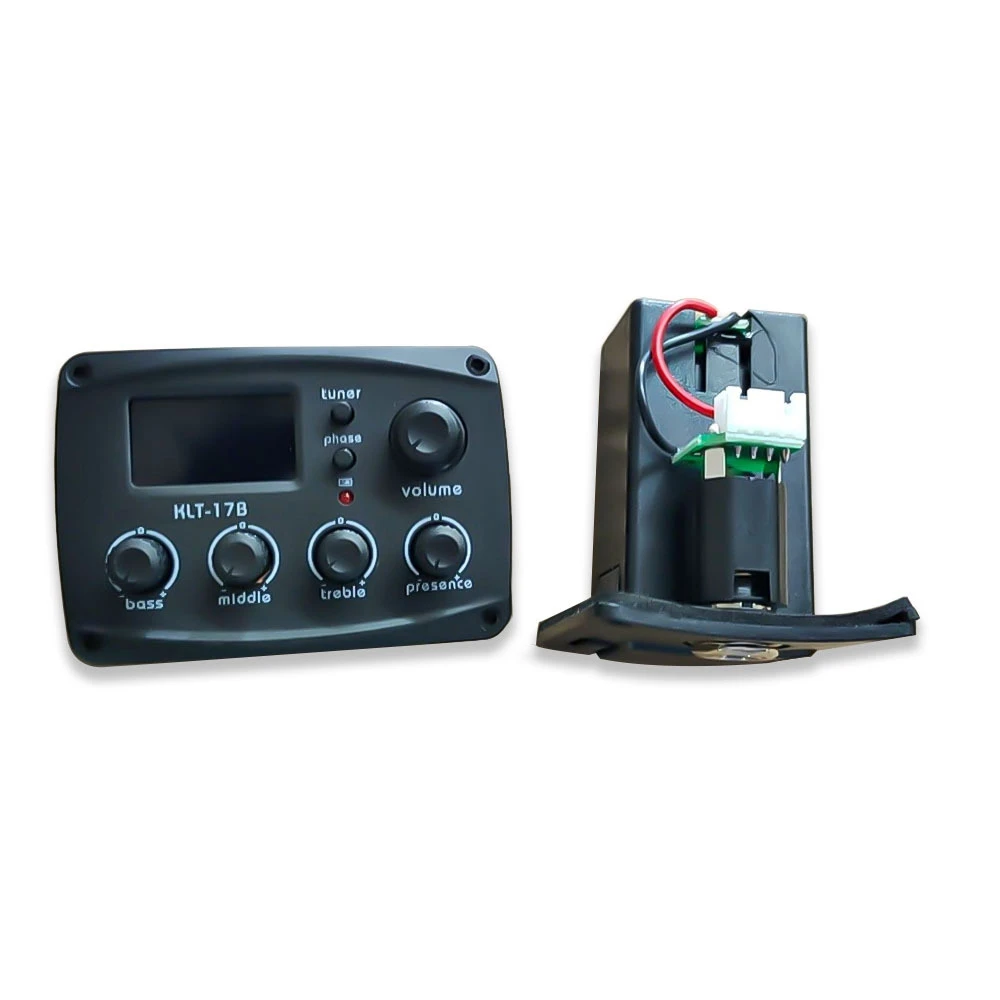 XFDZ-Acoustic Guitar EQ Preamp With Digital Procedding Tuner 3 Band EQ Equalizer With Tuner Guitar Pickup
