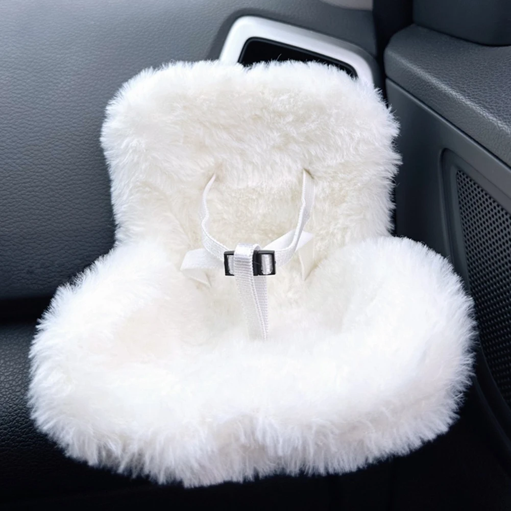 

Doll Car Seats Ornament Cute Plush Doll Accessories Car Airs Vent Safety Seats Decoration Mini Seats For Doll Cartoon Ornament