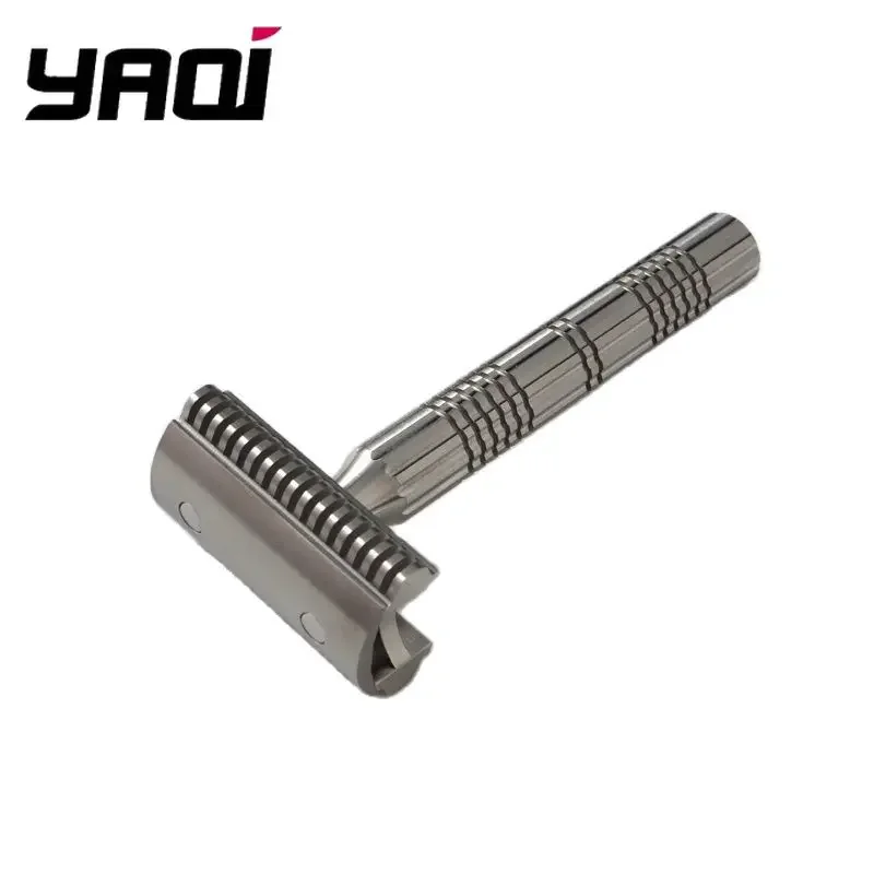 YAQI نسخة الألوان الخام بوهيميا 316 الفولاذ المقاوم للصدأ اللوح الأساسي القابل للتعديل الرجال الحلاقة الآمنة ، حوالي 131 جرام للحلاقة الدقيقة #6