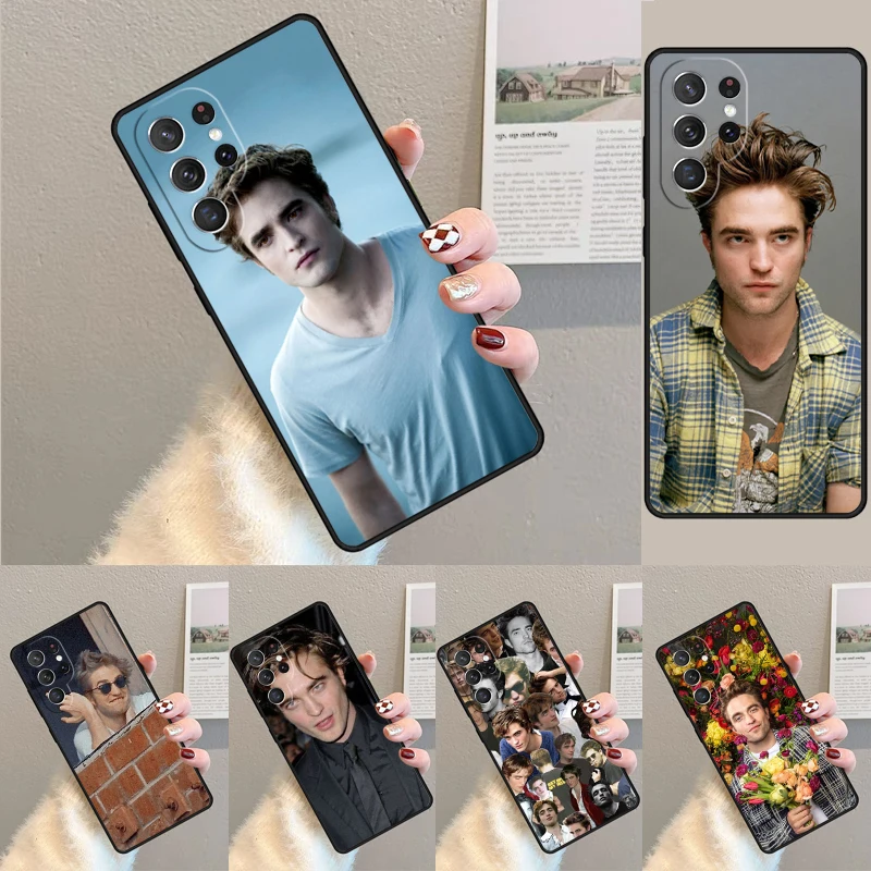 Cover For Samsung Galaxy S24 Ultra S21 S22 S8 S9 S10E Note 10 20 Plus FE S23 Robert Pattinson Standing Phone case Coque