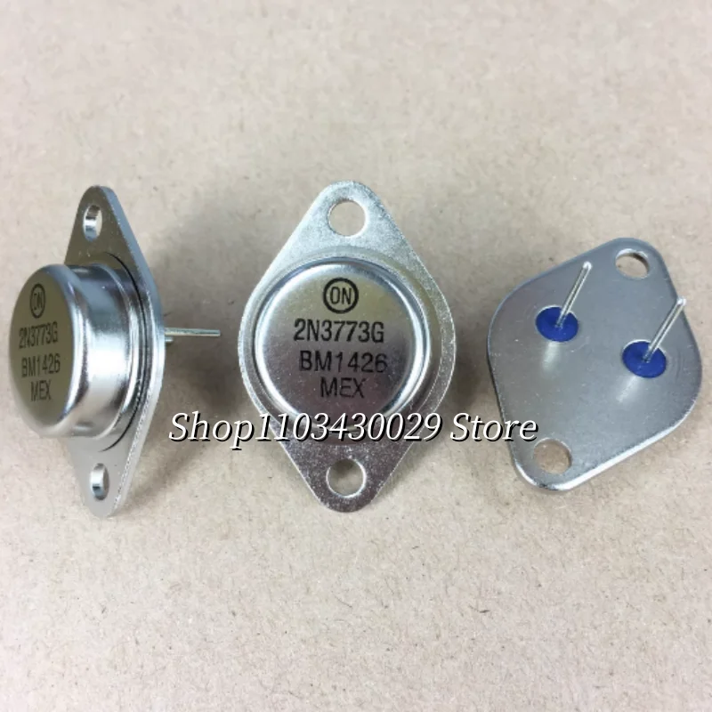 

2Pcs Original new 2N3773G 2N3773 TO-3 inverter transistor 16A 140V 150W NPN