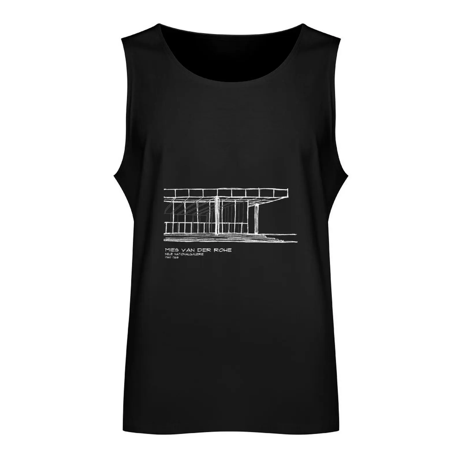 Copy of Mies Van der Rohe - Neue Nationalgalerie Tank Top sleeveless shirts muscular man