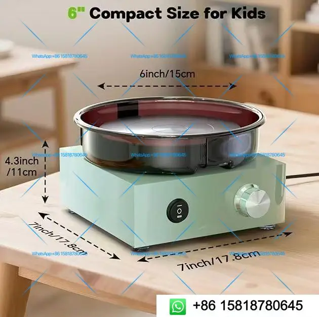 Mini ceramic embryo pulling machine / finger tip adult children DIY ceramic embryo pulling machine ceramic teaching equipment
