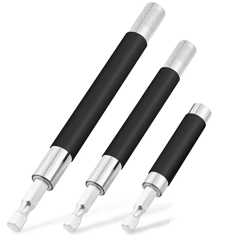 

Магнитный держатель бит ABZL с шестигранной головкой 1/4 дюйма, держатель сверл 3,1/4,7/5,5 дюйма, набор удлинителей сверл из 4 предметов и держатель удлинительных бит