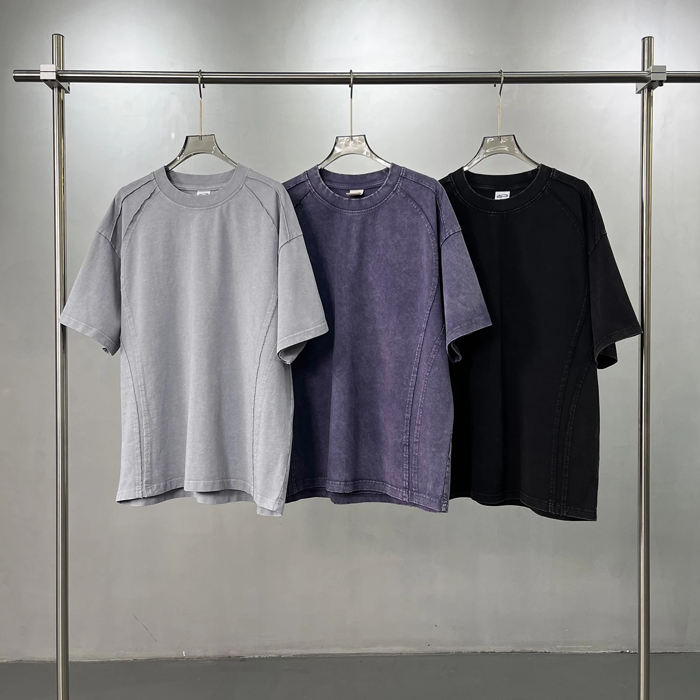 Retro American Style Worn-In Cotton Short Sleeve Oversize Casual T-Shirt Men's round Neck Top Artiemaster Loose Fit Summer