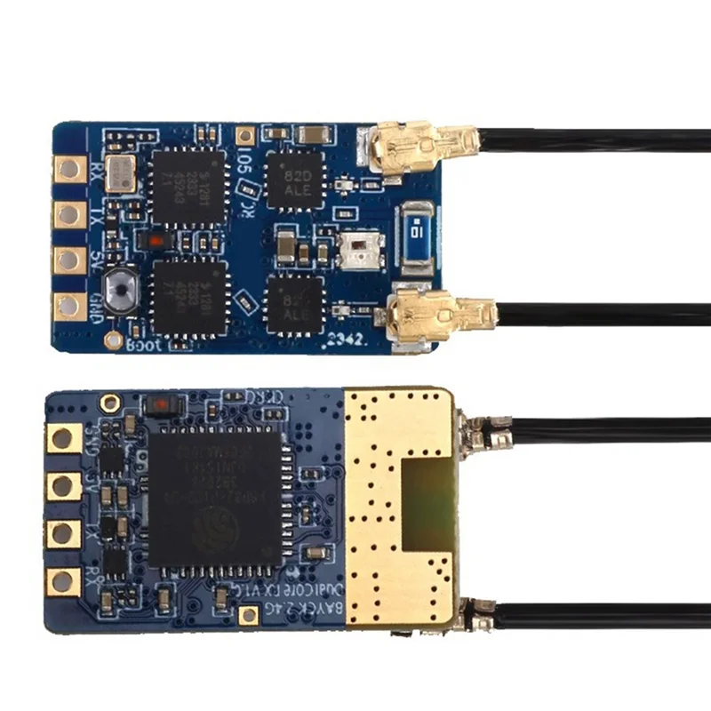 

WOWFU-ELRS 2,4 ГГц двухъядерный RX разнообразие приемник ESP32 + TCXO FPV Nano RX для радиоуправляемого самолета FPV дальнего действия DIY Запчасти