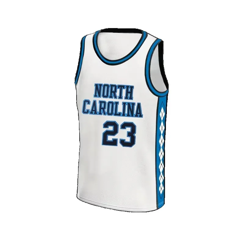 Basketball Jerseys North Carolina Jersey Sewing Embroidery Cheap High Quality Outdoor Sportswear Training Vest Casual Wear