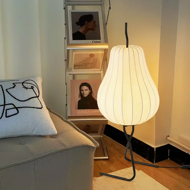 Injand Pear-Lampe autoportante en frêne, éclairage d'ambiance, luminaire décoratif d'intérieur, idéal pour un salon, une chambre à coucher, un bureau ou un canapé