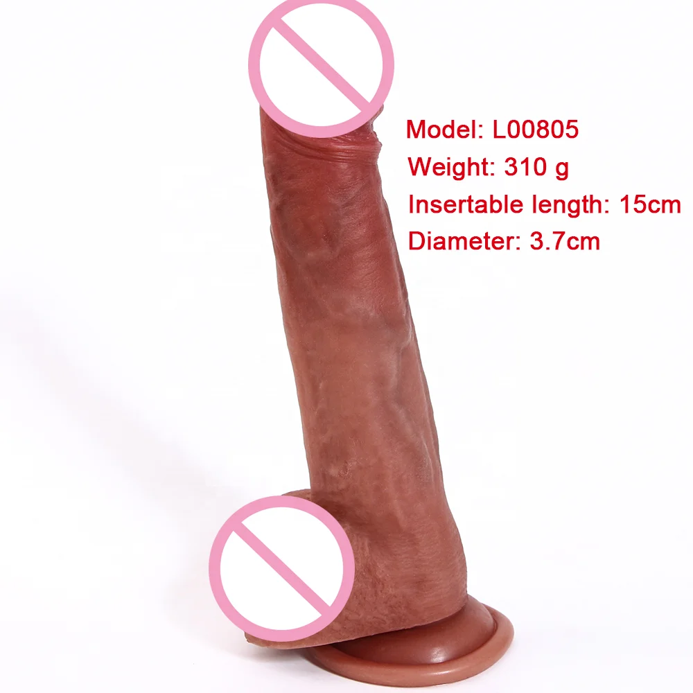 Ultra Flexible Realistic Dildos Wholesale Fake Penis Sex Toys Dildos with Suction Cup Women Sex Toys Silicone Dildos