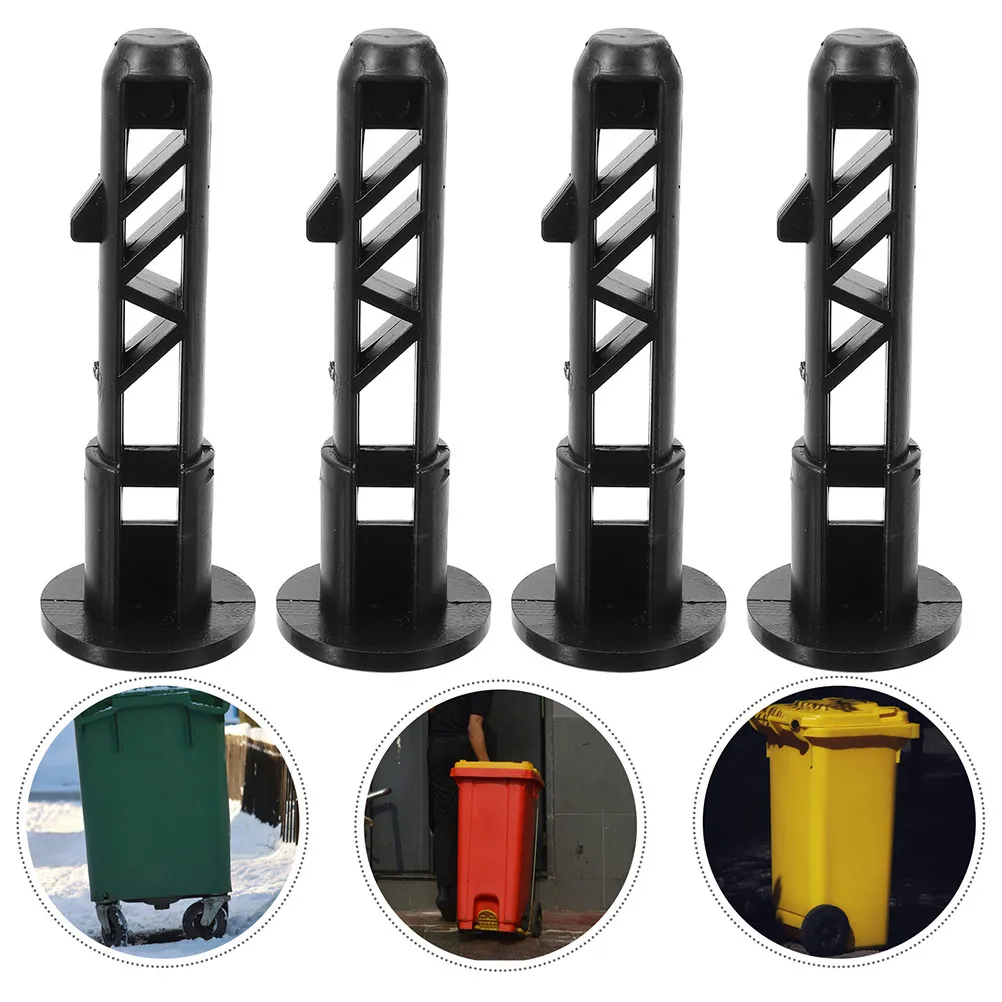 8 Pcs Can Lid Lock Camper Trash Pins Bin Parts Gallon Wheeled Hinge Garbage Connecting Accessories