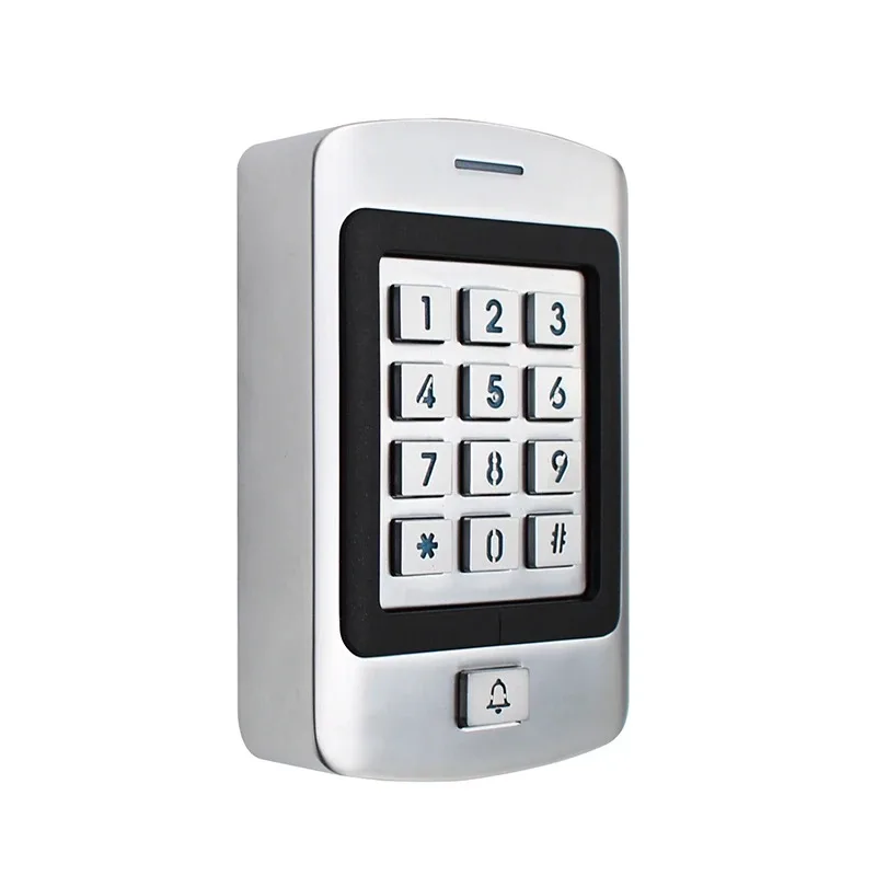 Single-entry Access Control Outdoor Keypad IP66 Waterproof 1000 Users Metal Housing RFID Reader