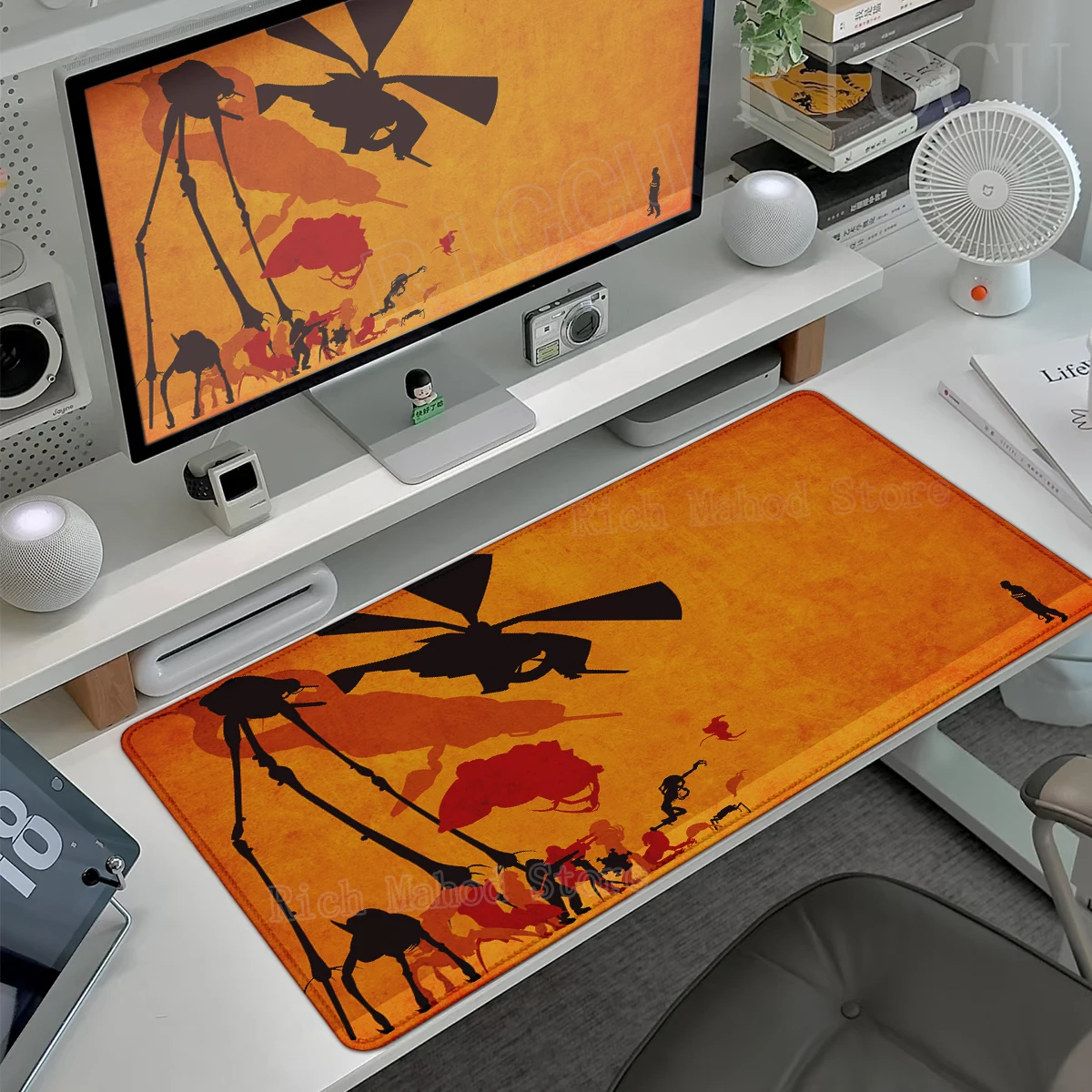 

Half Life Mousepad Gamer Deskpad Game Extended Mouse Pad Xxl Non-slip Laptop Pc Accessories Gameing Table Rug Large Desk Mat Rug