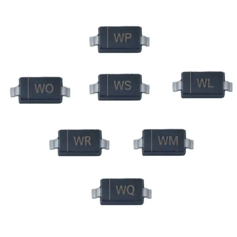 BZT52C Surface Mount Voltage Regulator Diode SOD-123 2/2.4/2.7/3/3.3/3.6/3.9/4.3/4.7V