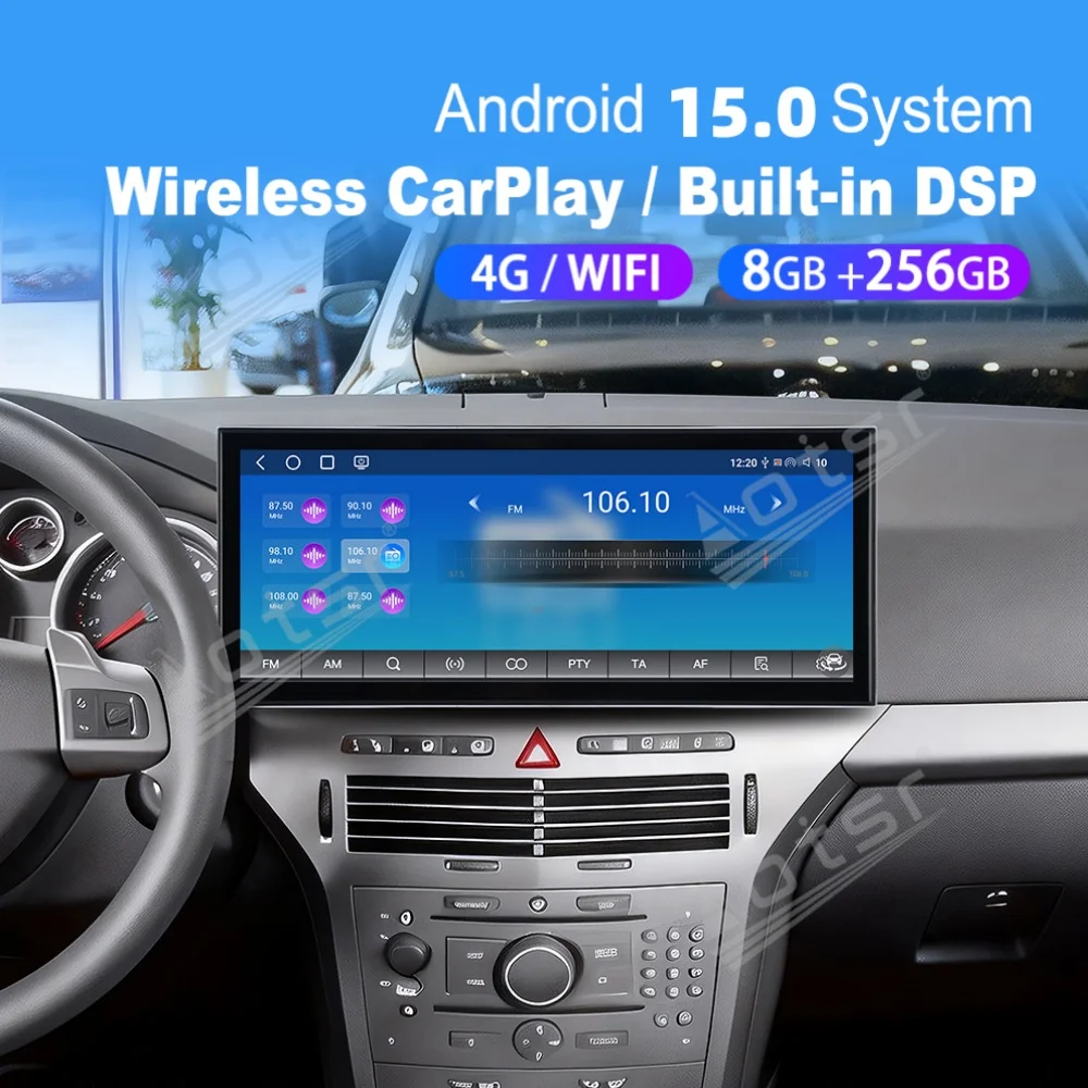 15.8” Android Qualcomm Carplay Car Radio For Opel Zafira Astra 2004~2014 Car Autoradio Multimedia Player GPS Navigate Head Unit