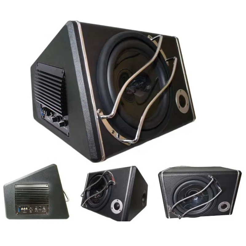 Wholesale 1200W Max Power Car Audio Subwoofer Active 10 Inch Trapezoid Subwoofers for Cars 12V