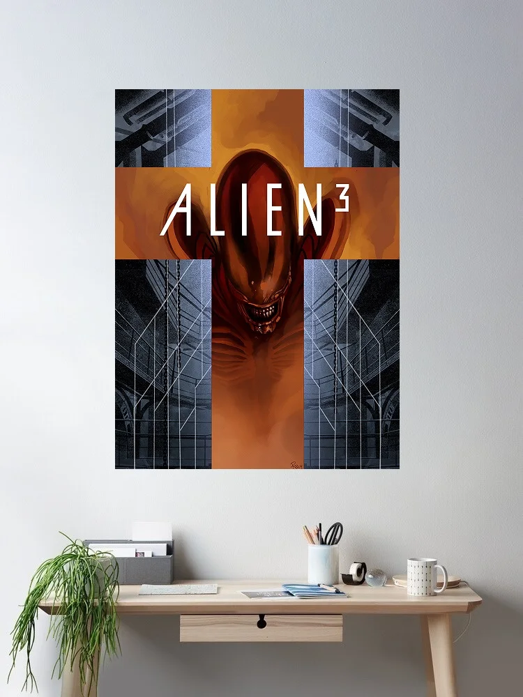 Alien3 Movie Art Print Canvas Poster, Living Room Decor, Home Wall Picture