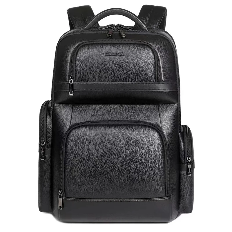 Backpack Men Genuine Leather Fashion Schoolbag For Teenager Boys Travel Bag Male Laptop Backpack messenger bag Leather Bags